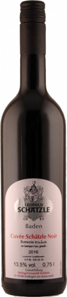 2016 Cuvée Schätzle Noir Qualitätswein trocken - 603
